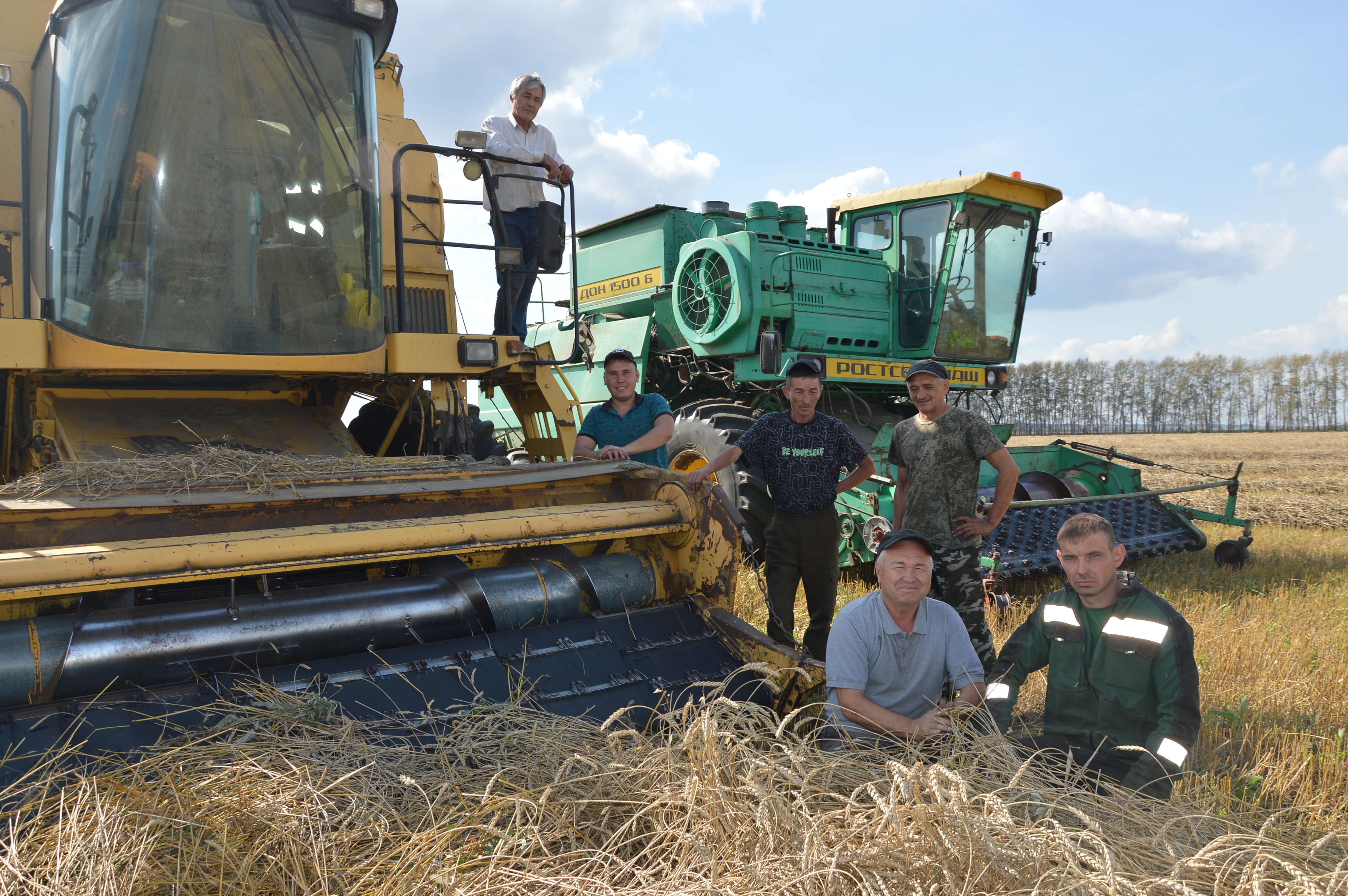 Уборочная страда: между дождём и делом