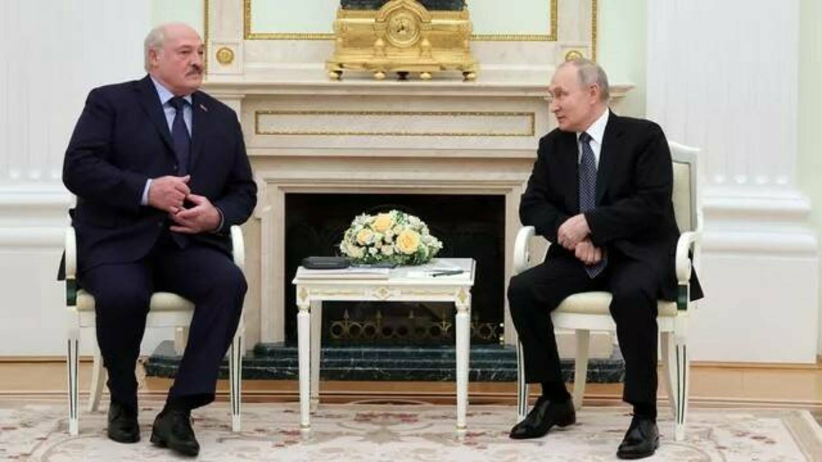 Президенты России и Белоруссии общались в квартире Путина в Кремле