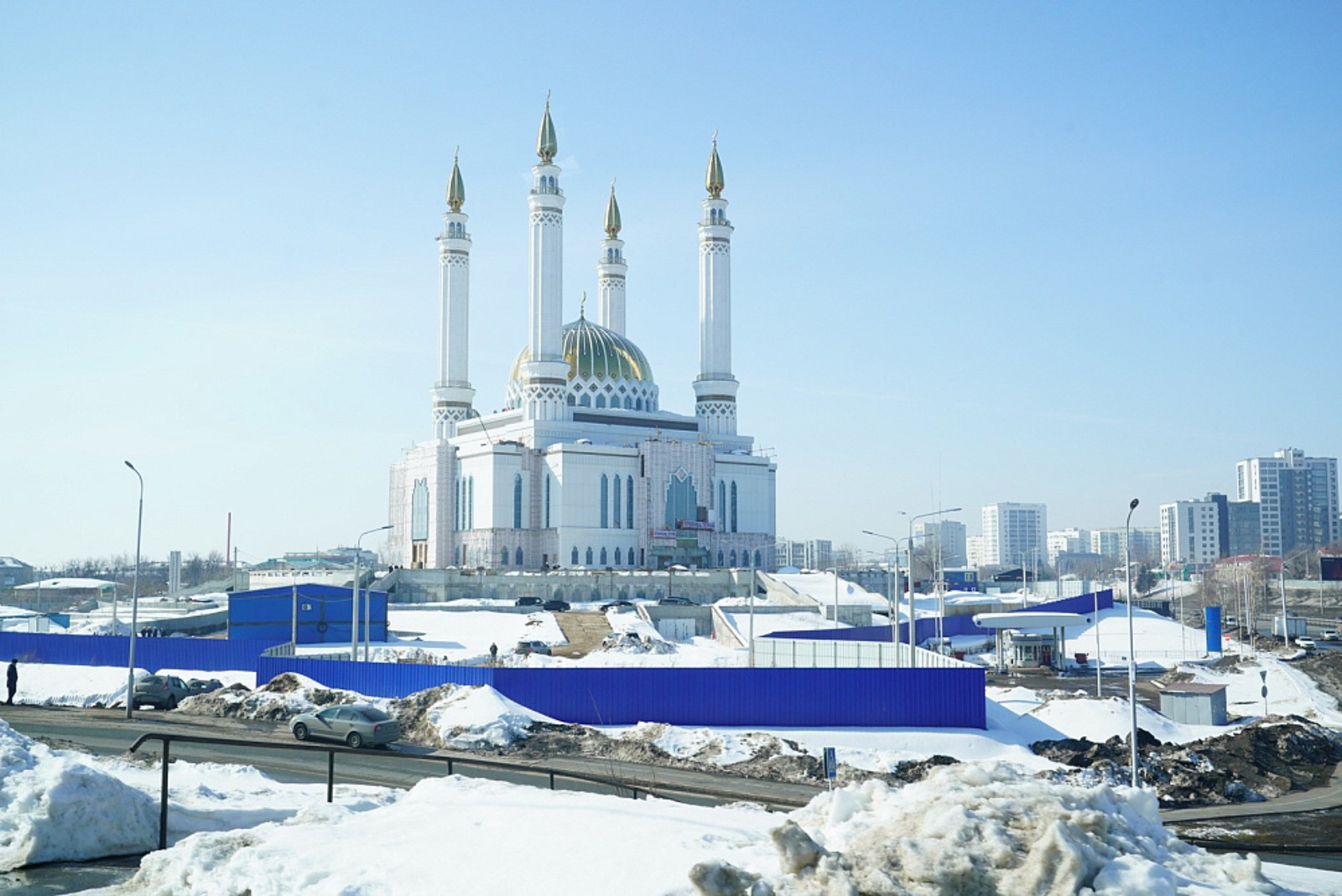 Отделку фасадов мечети «Ар-Рахим» в Уфе планируют завершить ко Дню города