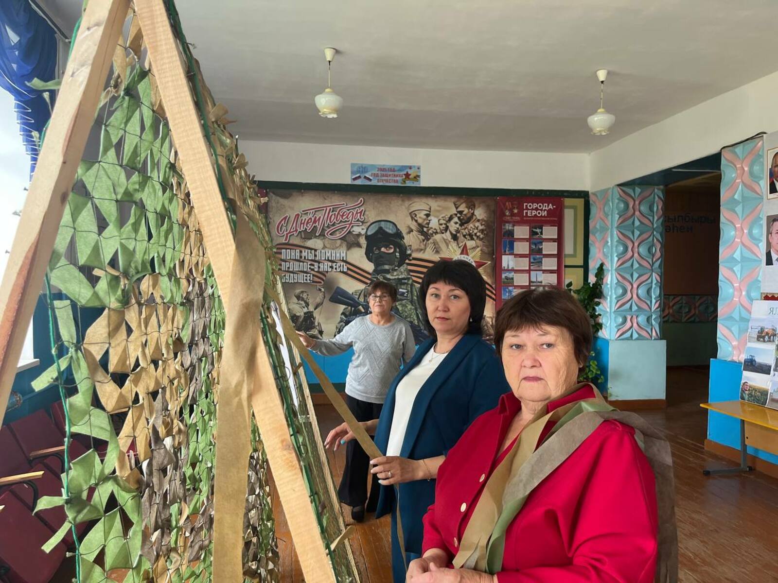 Жители Старого Калкаша продолжают плести сети