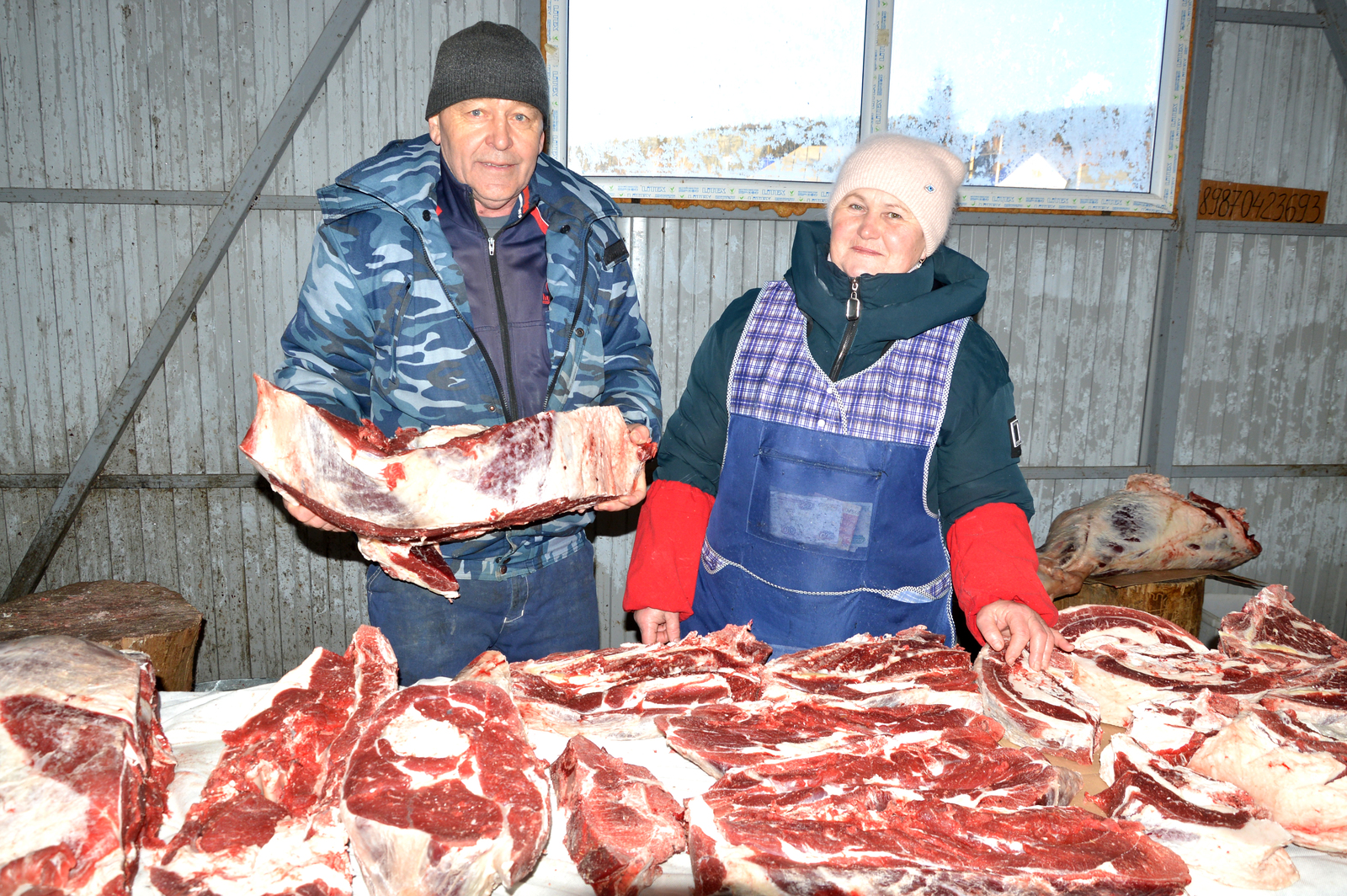 За чем идут к Файзуллиным? За мясом!