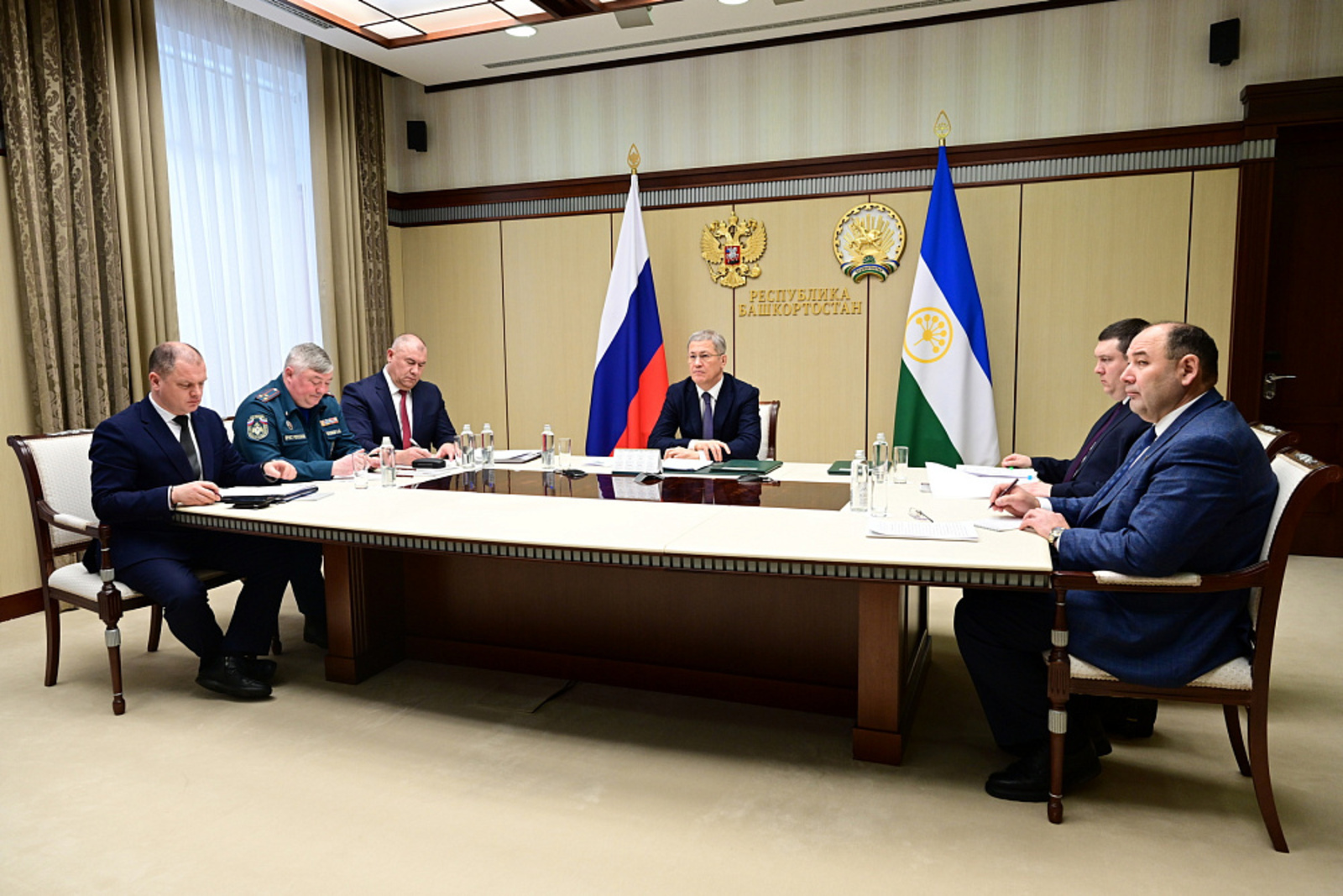 Радий Хабиров принял участие в совещании Правительства России по паводку